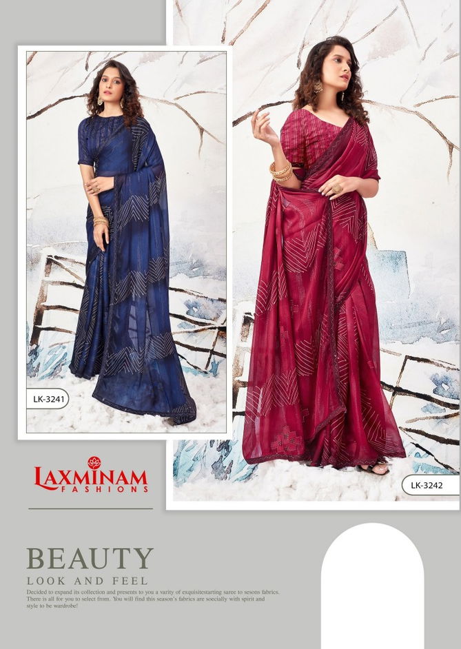 Laxminam Kiara Designer Printed Sarees Catalog